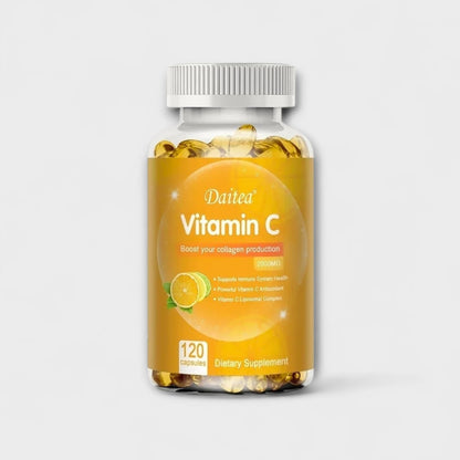 Cápsulas de Vitamina C Balincer para refuerzo del sistema inmunológico.