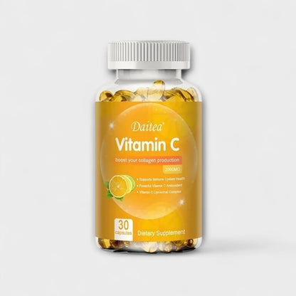 Cápsulas de Vitamina C Balincer para refuerzo del sistema inmunológico.