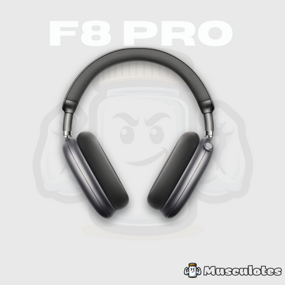 Audífonos F8 Pro con diseño ergonómico y tecnología de cancelación activa de ruido.